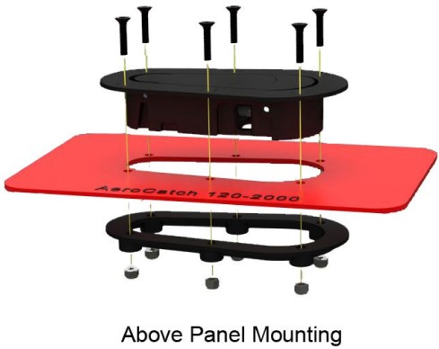 AeroCatch - 120-2000 - Above panel non-locking-3