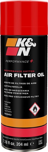 K&N Air Filter Oil - 7.18 oz  204ml Aerosol - International - 99-0504EU