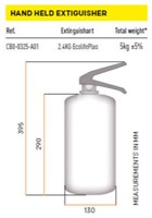 OMP CB0-0325 Stalen Handblusser - 2,4 kg EcoLifePlus-3