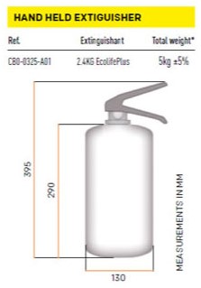 OMP CB0-0325 Stalen Handblusser - 2,4 kg EcoLifePlus-3