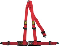 OMP ROAD 3 ECE 16-08 HARNESS - Red