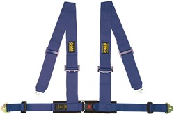 OMP 4 POINTS ECE HARNESS - RACING 4M ECE 16-08 - Blue