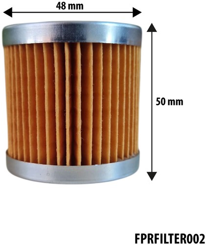 Malpassi vervangend brandstoffilter papierelement (FPR006 / FPR007 / FPRV8 Filter Kings)-3