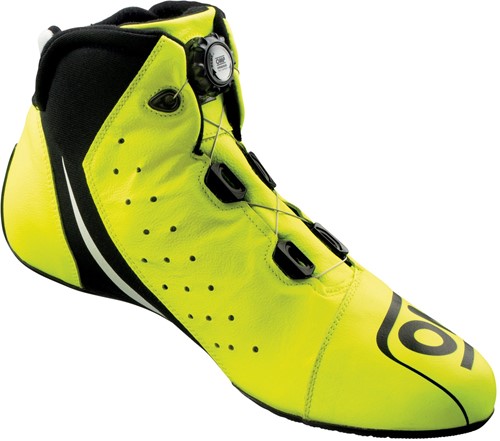 OMP ONE EVO X R SHOES FIA 8856-2018 FLUO YELLOW - Size 48-2