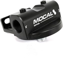 Mocal Billet remote filterhead 3/4 UNF â€“ L to R