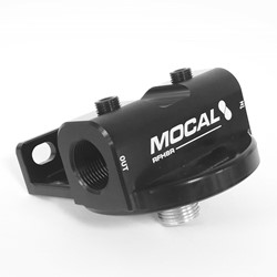 Mocal Billet remote filterhead 3/4 UNF â€“ R to L