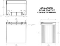 Odyssey Battery - ODS-AGM30L-2