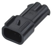 2 pins connector - Male - QCB-C2-0014-A