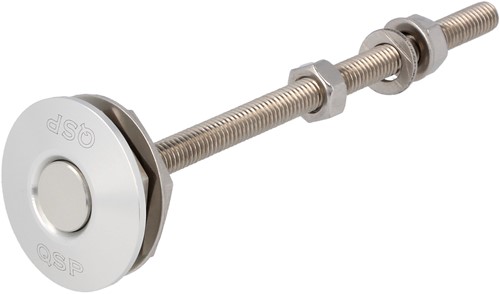 QSP druk snelsluiting klein - Aluminium - Zilver