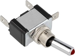 Toggle switch - on/off - LED Red - 12V 20A