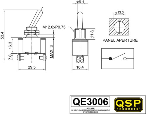 Toggle switch - off/momentary on-2