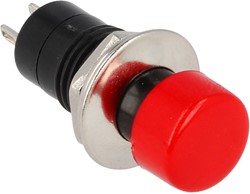 Push button - Red - 12V/1A