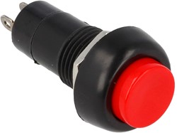 Push button - Red - 12V/3A