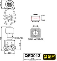 Push button Waterproof-3
