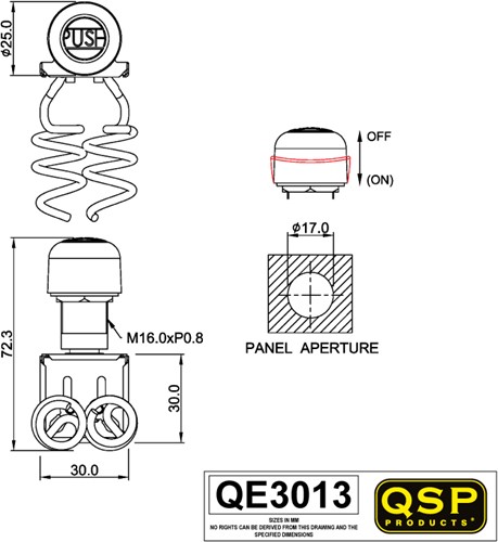 Push button Waterproof-3