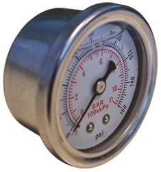 QSP drukmeter - 0-11 bar - 0-160 psi