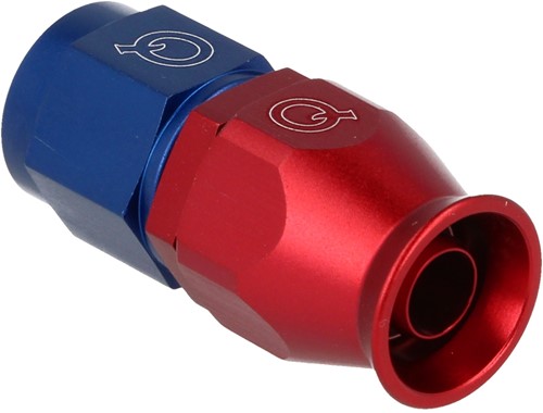 QSP hose adapter PTFE straight AN4-2