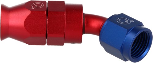 QSP slang adapter PTFE 45° AN4-2