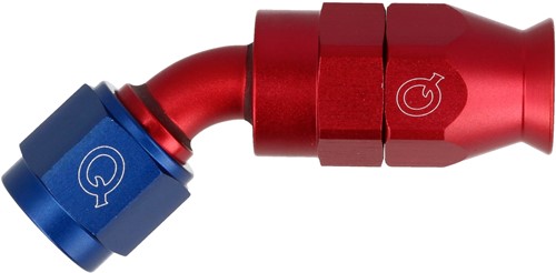 QSP hose adapter PTFE 45° AN4