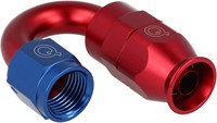 QSP hose adapter PTFE 180° AN4