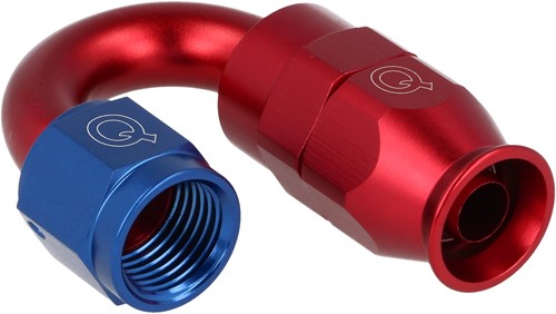 QSP hose adapter PTFE 180° AN4