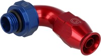 QSP slang adapter PTFE 90° (AN8) - O-ring (AN6)-2