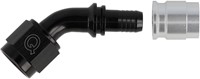QSP shrink hose adapter PTFE 45° AN4-3