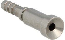 QSP shrink hose adapter concave male stainless steel AN3