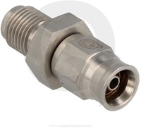 QSP stainless steel hose adapter straight male AN3 - AN3-2