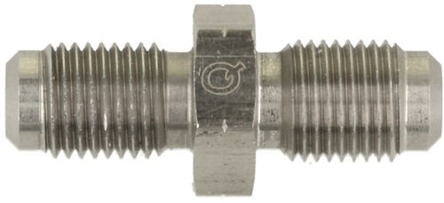 QSP Adapter ss male / male D3 - M10x1 both sides dual flair (concave / convex)-2