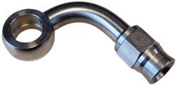 QSP RVS Banjo Oog - Plat 90° AN3 - 10,2 mm