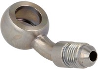 QSP RVS banjo oog 45° male AN3