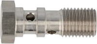 QSP RVS banjobout dubbel 30 mm lang AN3-2