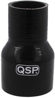 QSP Siliconen slang verloop - 16-13 mm - Zwart