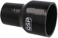 QSP Siliconen slang verloop - 16-13 mm - Zwart-2