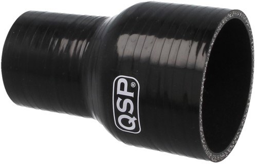 QSP Silicone hose reducer  - fuel and oil resistant - 57-51 mm - Black-2