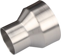 QSP aluminium verloop recht - 76-60 mm