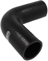 QSP Siliconen slang - 90° bocht - 51 mm (benzine en olie bestendig- Zwart
