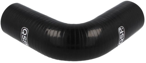 QSP Silicone hose - 90° bend - 51 mm (petrol and oil resistant - Black-3