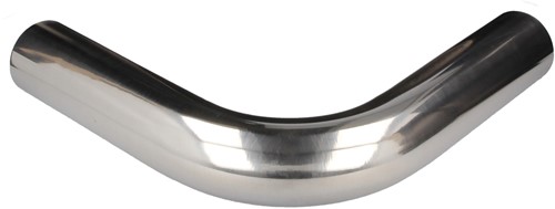 QSP aluminium 90° bocht - 102 mm - Zilver