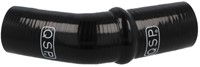 QSP Siliconen balg - 45° bocht - 51 mm - Zwart-2