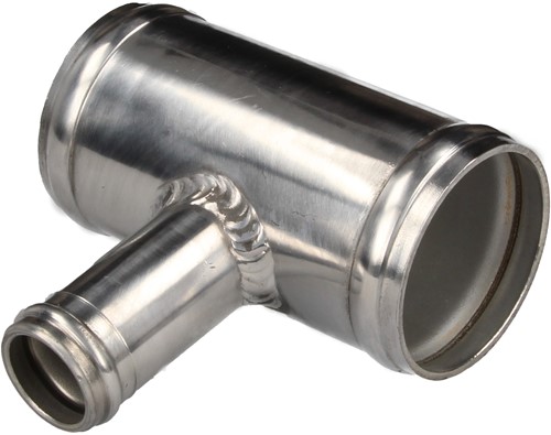QSP aluminium T-stuk - 60 mm (25 mm aansluiting) - Zilver