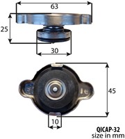QSP aluminium radiateur dop 32 mm-2