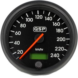 QSP Snelheidsmeter met dagteller - 240 km/u