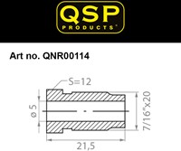QSP brake swivel - male - 7/16 20UNF-3