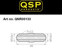 QSP connector male - M10 x 1.0 convex-3