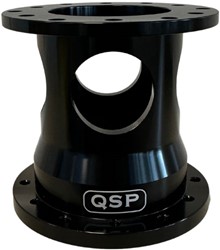 QSP Steering wheel hub extender - 80 mm - Black