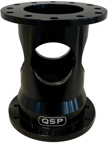 QSP stuurnaaf verlenger - 100 mm - Zwart