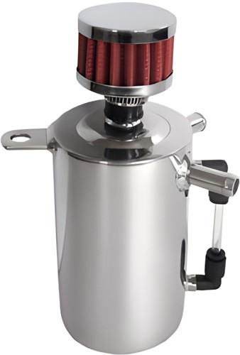 QSP aluminium olie catchtank 0,5 Liter