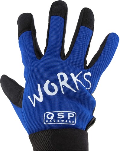 QSP Works werkhandschoen - Blauw - Maat S